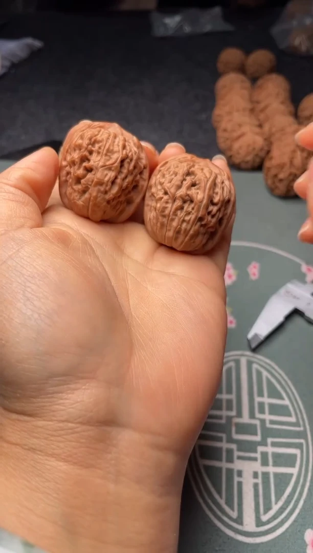 把件文玩核桃w20  莲花 33尺