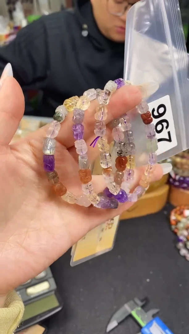 【闪购商品】水晶手串未镶嵌手串967多样性发其一