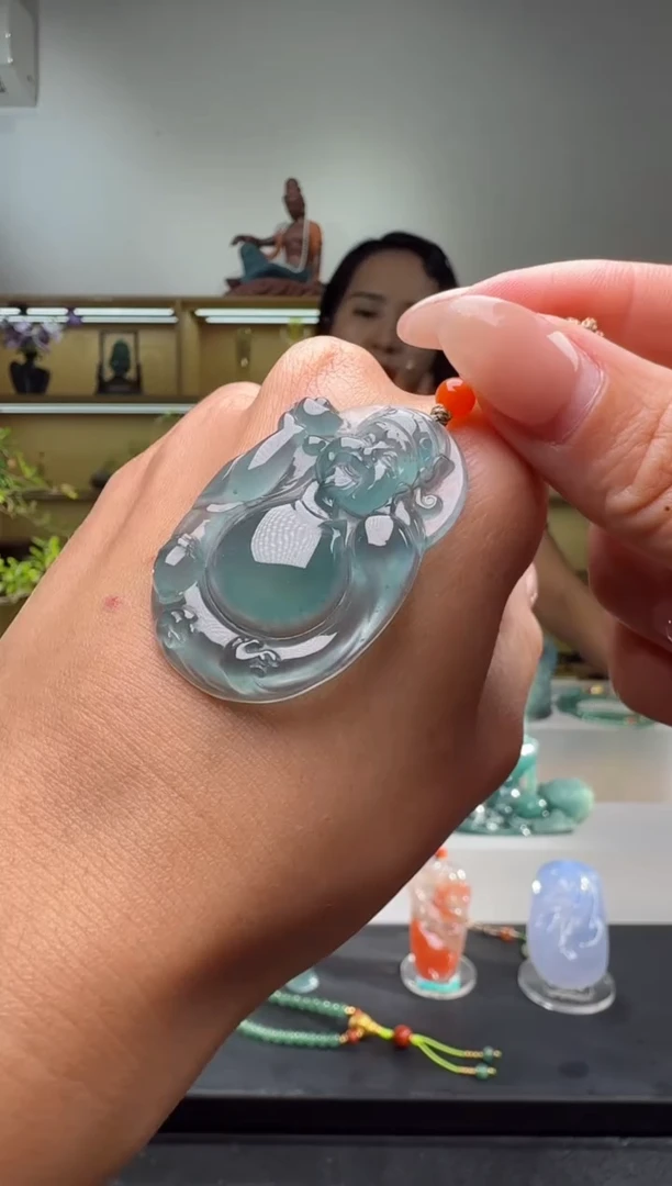 吊坠(不含链)未镶嵌翡翠财神