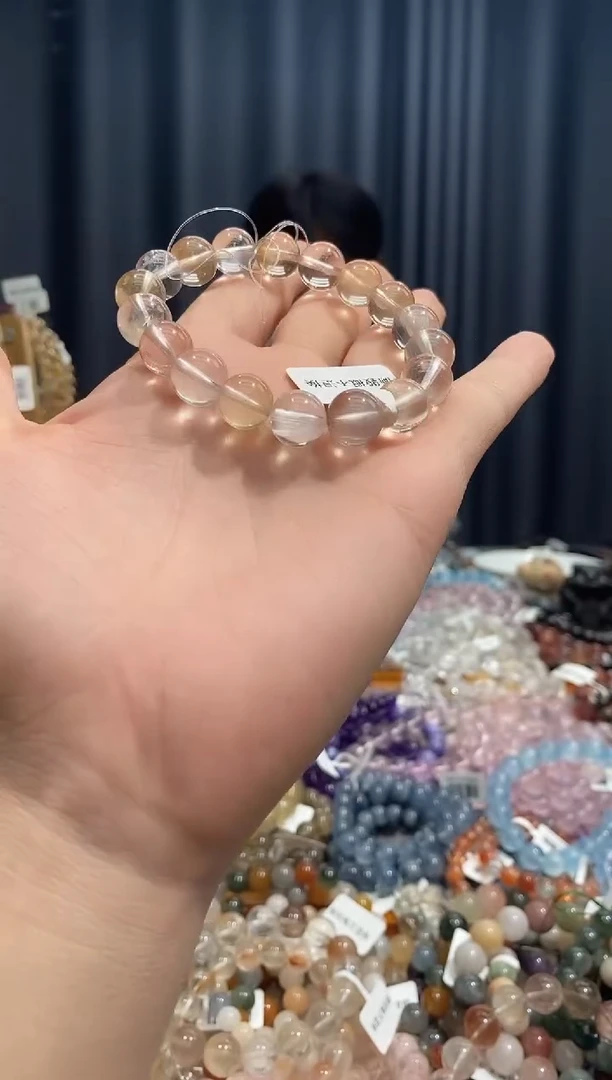 未镶嵌手链水晶喊**喊兔毛