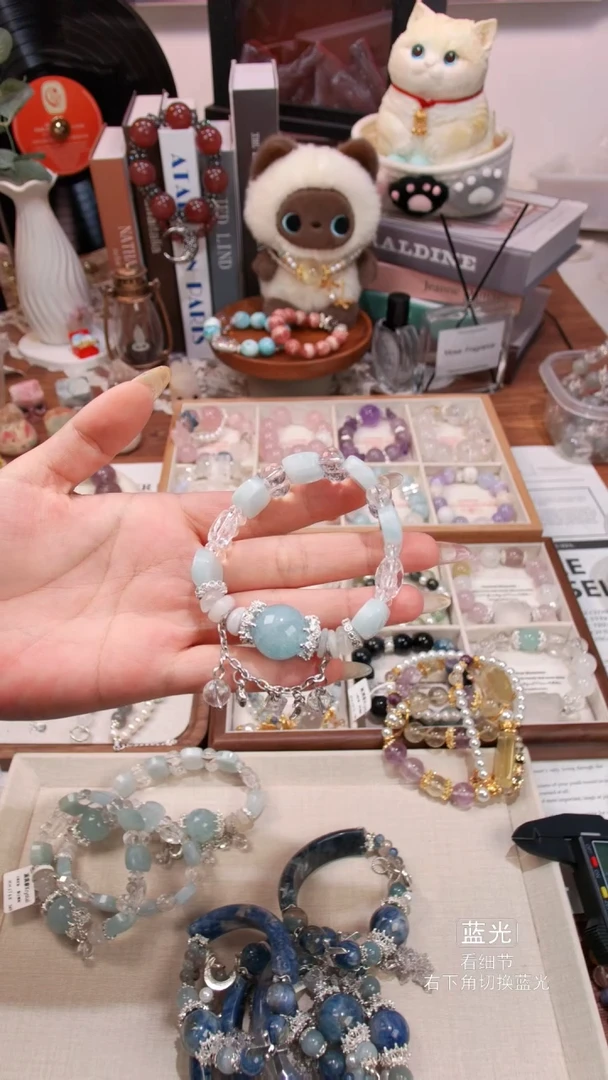 水晶手链未镶嵌N**i016多样性发货  发其一