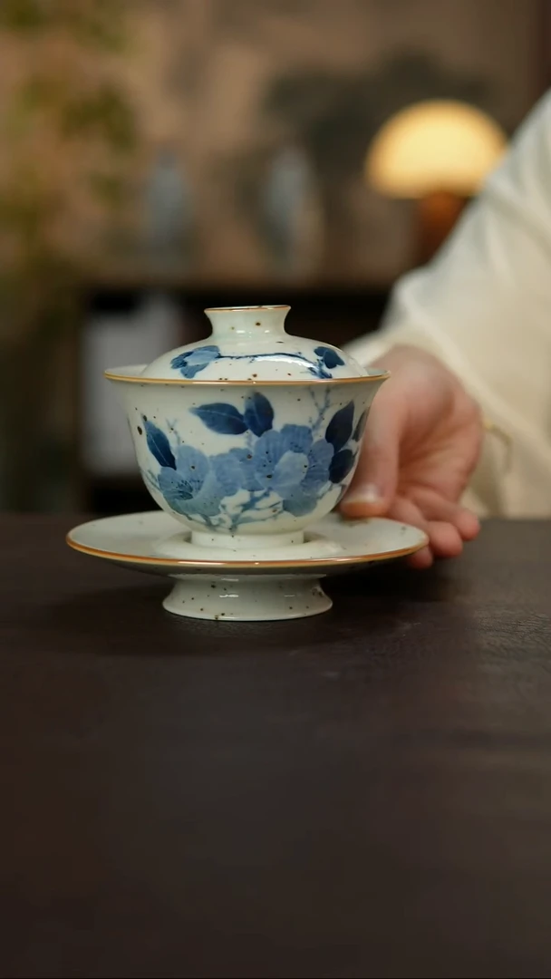 杯景德镇陶瓷杯碗柴烧多人
