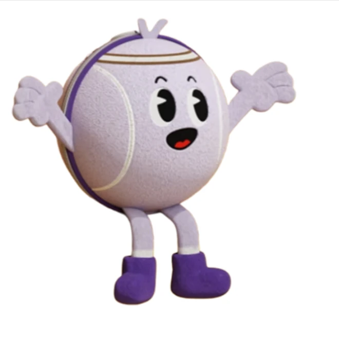 99新 vivo vivoS20系列周边郑钦文同款网球斜挎小包周边-紫色