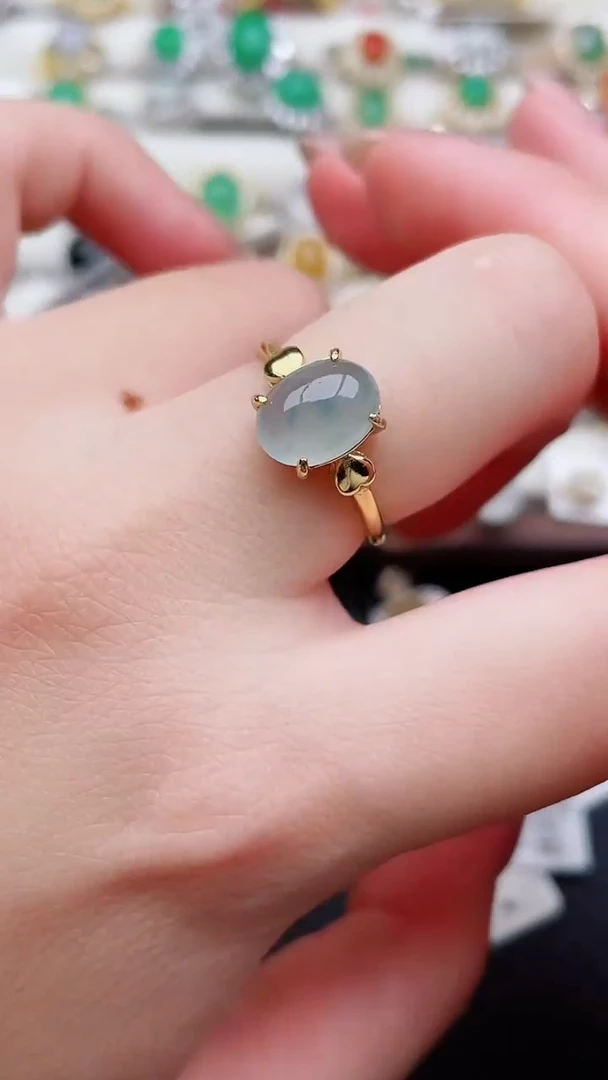 银S925镶嵌戒指翡翠27