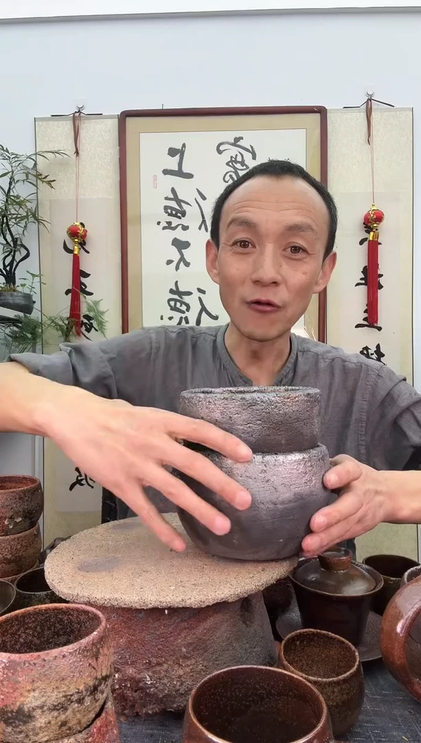 【闪购商品】粗料圆小花盆拍1发2