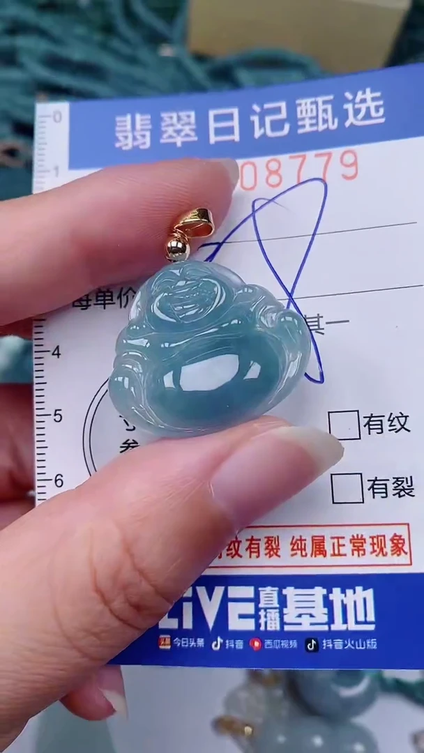 翡翠未镶嵌颈饰00008779