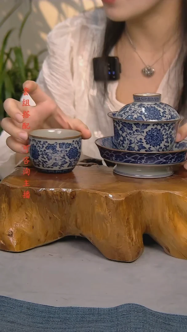 简装家用款2件套 老陶泥开片纹陶瓷茶具