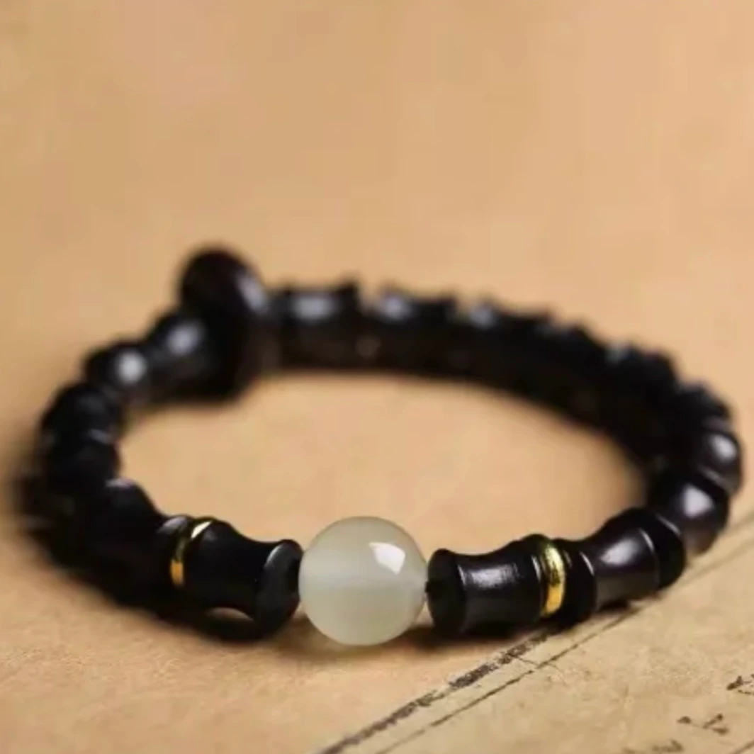 非金属木质手链 檀木竹节手串