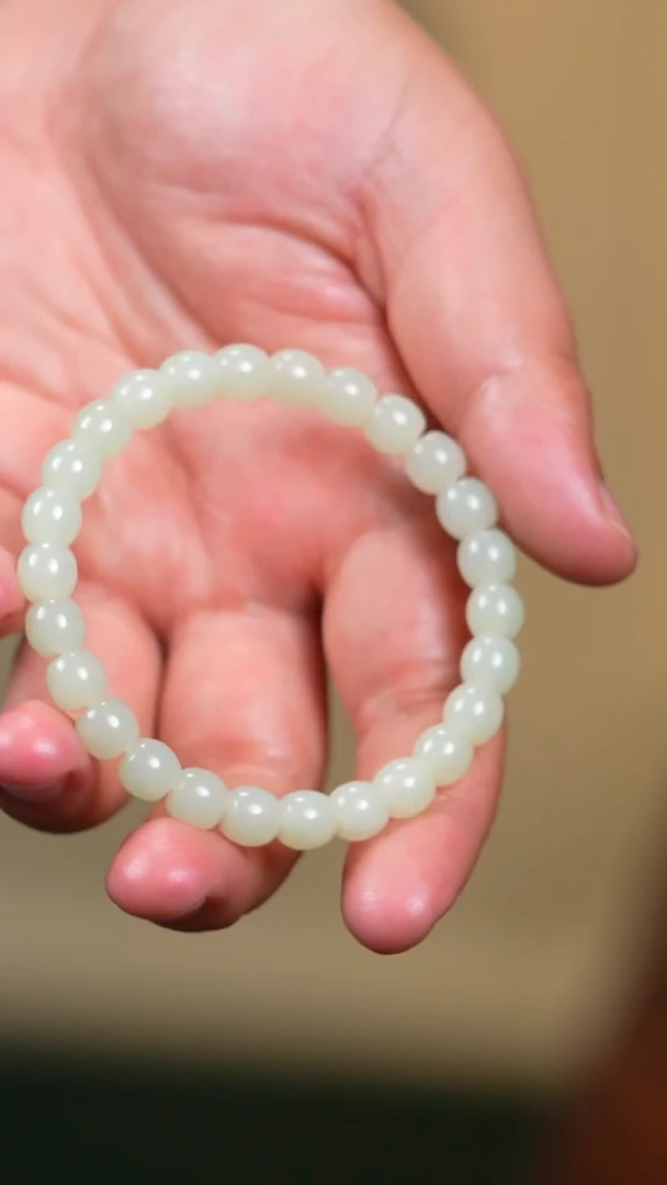 手串未镶嵌和田玉8mm且末料