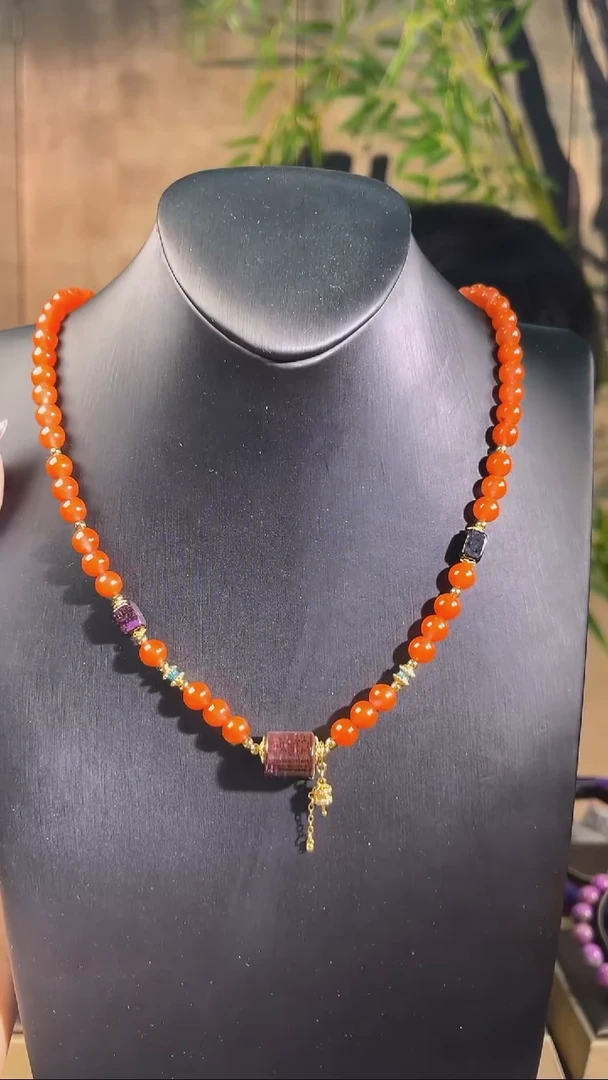 苏纪石（舒俱来）未镶嵌项链（多样性发一）南非舒俱来老矿