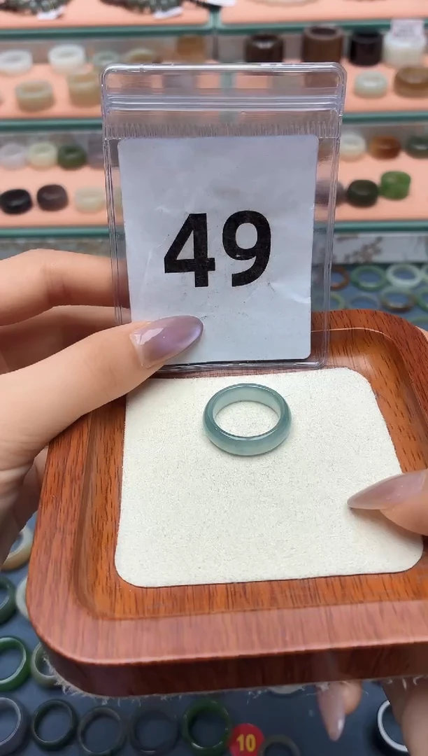 未镶嵌戒指翡翠14号