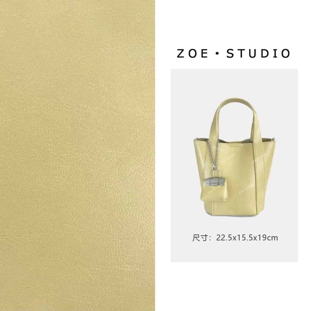 【佐伊甄选】SK-62624-1-樱草黄轻奢女士时尚百搭小众通勤斜挎包