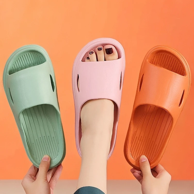 居家凉拖鞋家居防滑防臭女士夏季时尚情侣EVA浴室拖鞋洗澡用软底