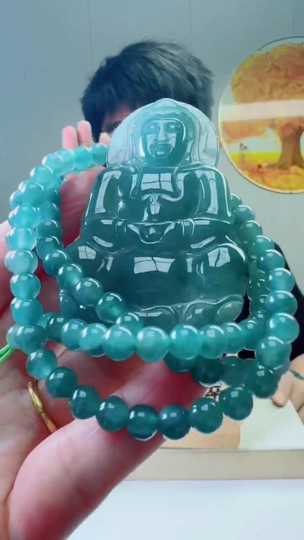 颈饰未镶嵌翡翠天然A货翡翠  多样性随机发其一