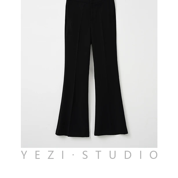 “超模裤”立体整烫工艺松弛感微喇长腿西裤24123401（24123402）