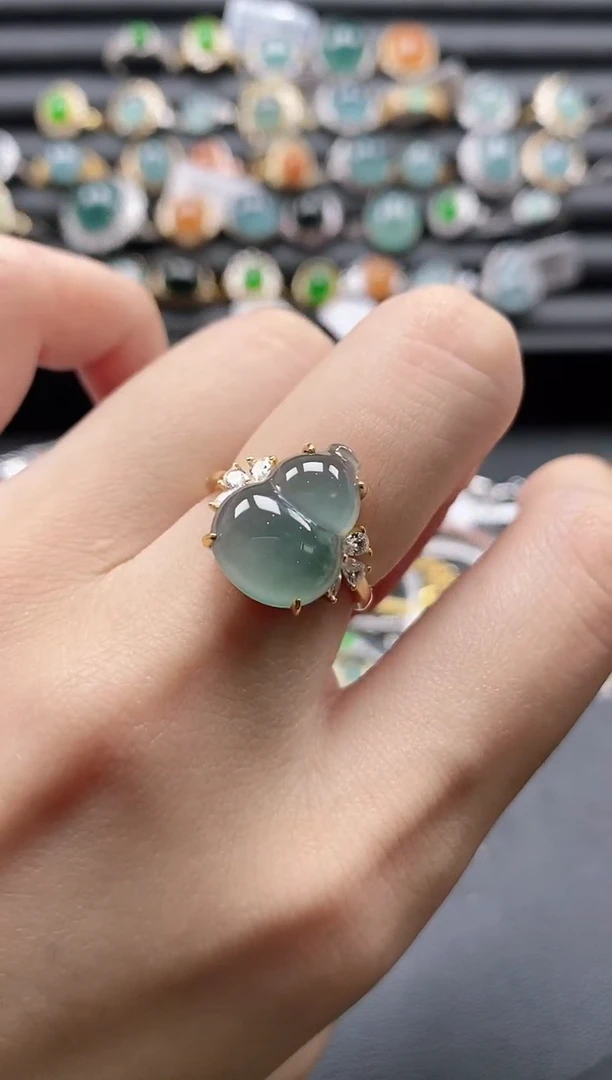【闪购商品】翡翠戒指银S925镶嵌1111