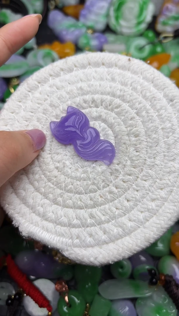 颈饰未镶嵌翡翠缅甸翡翠吊坠