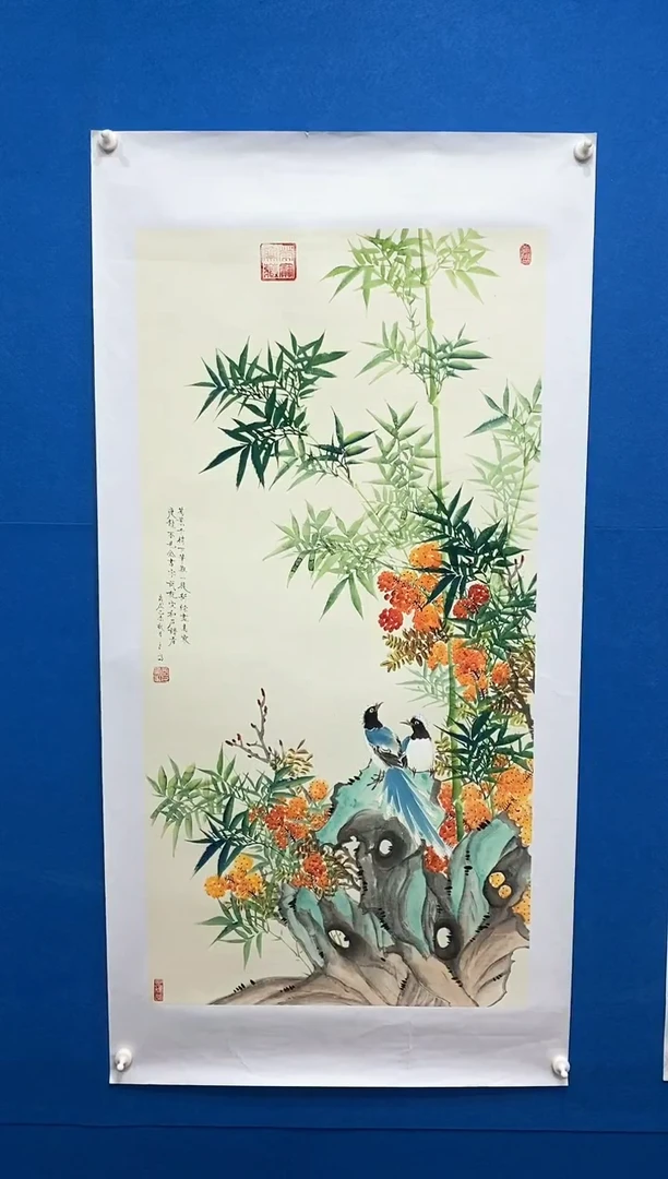【闪购商品】国画张巨富  4尺花鸟6