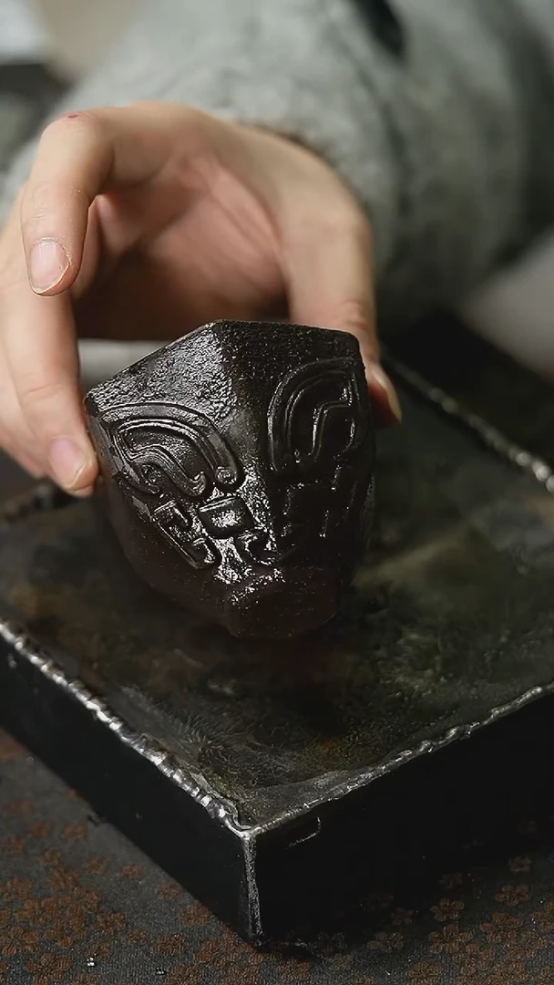 【闪购商品】紫砂茶杯42号紫砂柴烧