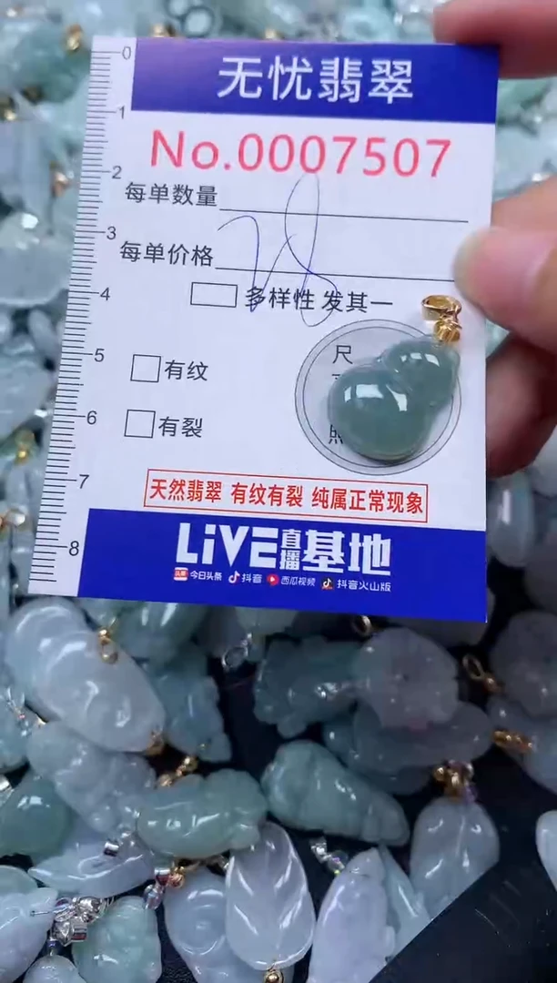 颈饰未镶嵌翡翠7507
