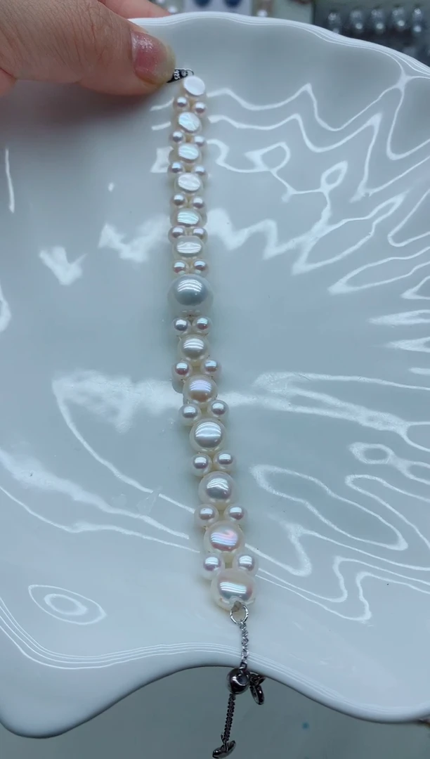 未镶嵌手绳淡水珍珠南****吃多样性发其一非无瑕）