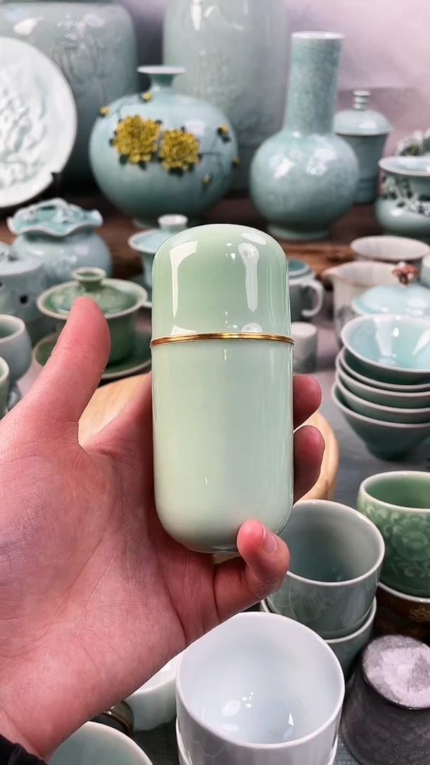 【闪购商品】特价 微瑕 慧仙青瓷