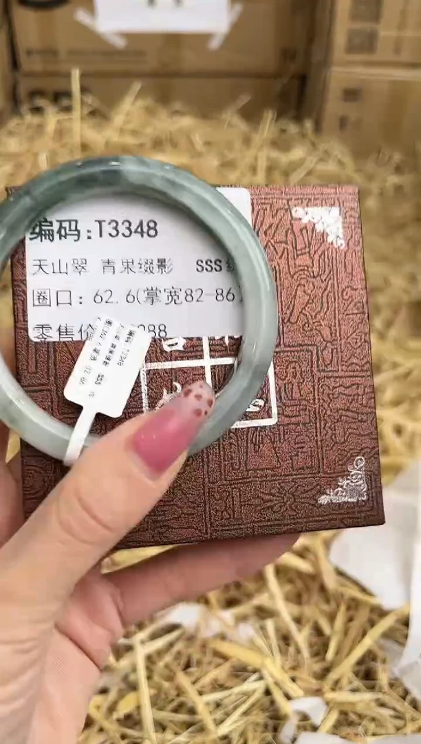 未镶嵌手镯石英质玉T3348