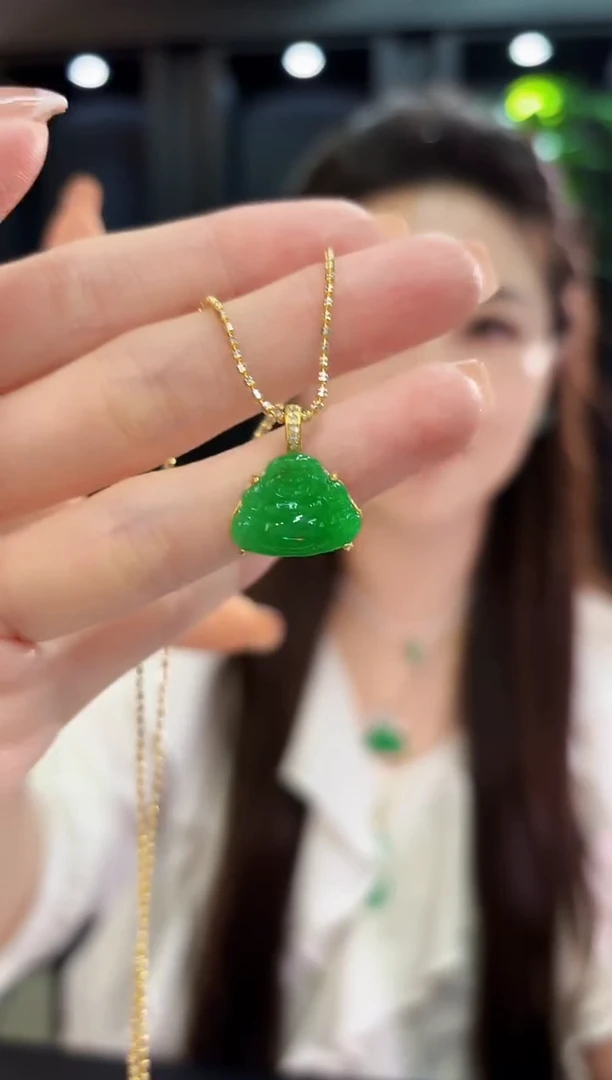 吊坠(不含链)未镶嵌翡翠爱***姐 缅料A货/支持复检/一件