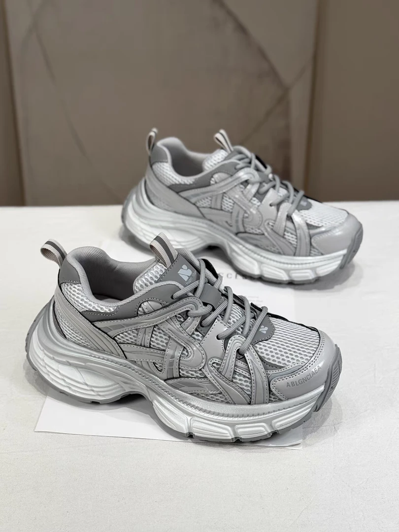 蝶雅   新款老爹鞋高级灰