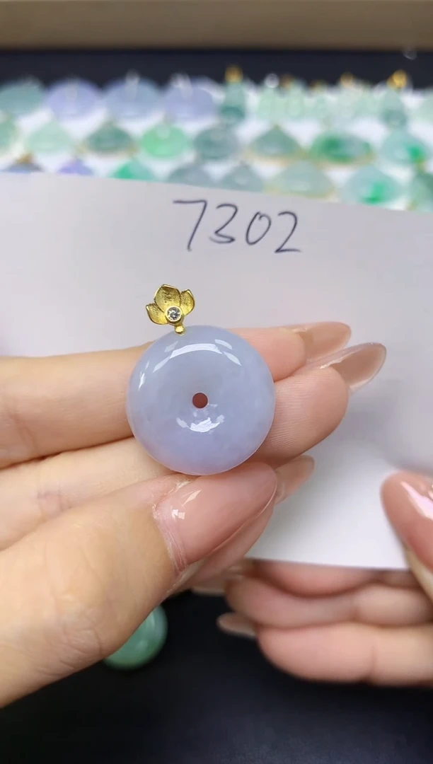 颈饰未镶嵌翡翠天然缅甸A货翡翠百元以上9元证书费自理