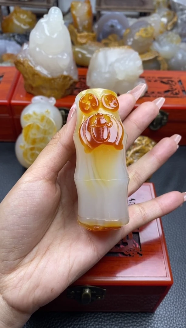 【闪购商品】玛瑙/玉髓手把未镶嵌00