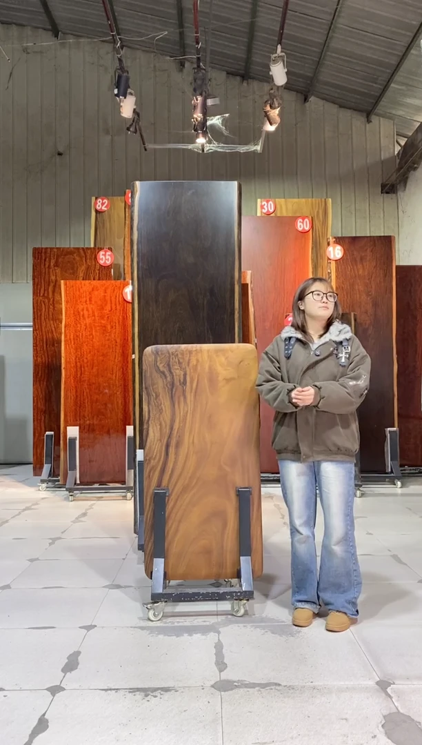 木哎***呀南美胡桃木大板尺寸：120-60-6