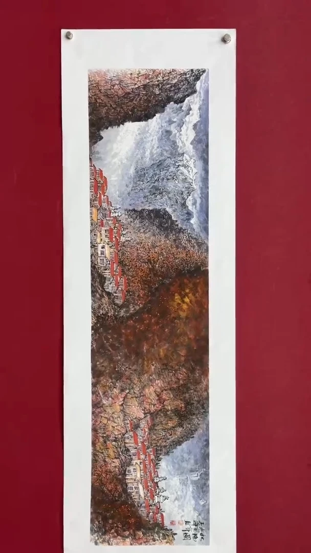 国画国画绘画山水花鸟