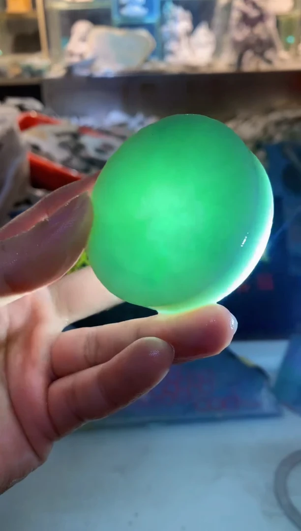 裸石翡翠0朗0翡翠珠宝580