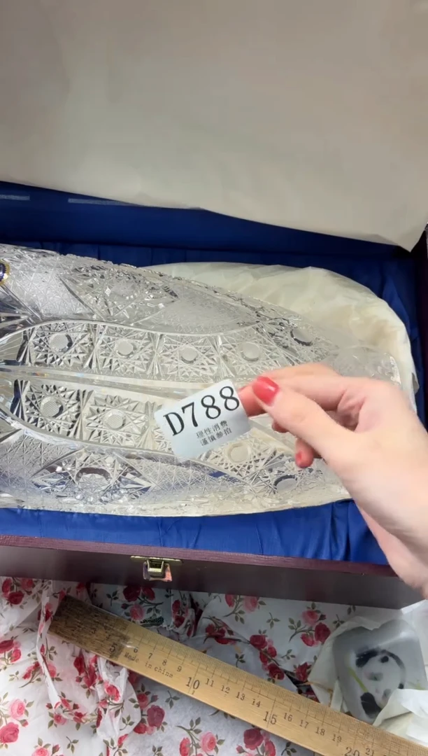 水晶玻璃杯套款开*果       D788*