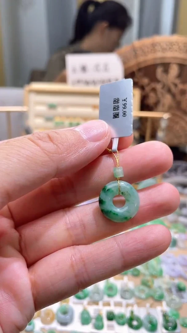 颈饰未镶嵌翡翠甜甜圈