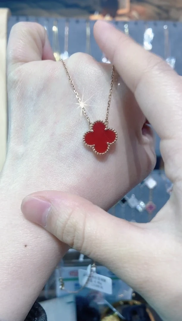 18K金镶嵌套链玛瑙/玉髓十***睡玛瑙