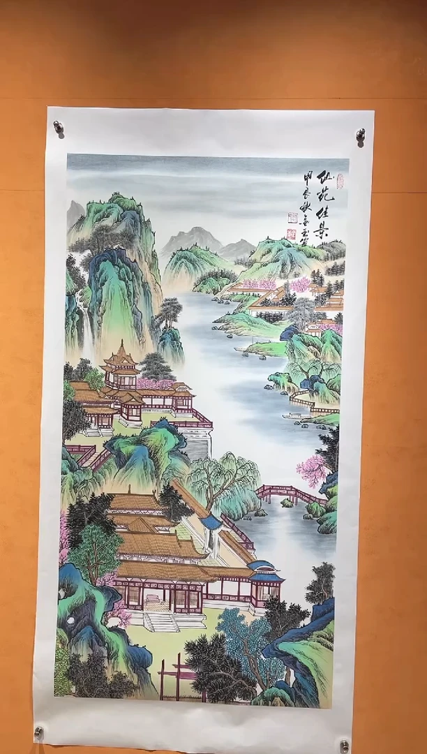 国画刘金玉老师亲笔手绘