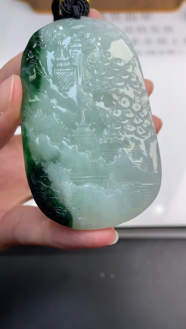 未镶嵌挂件翡翠378827     多人