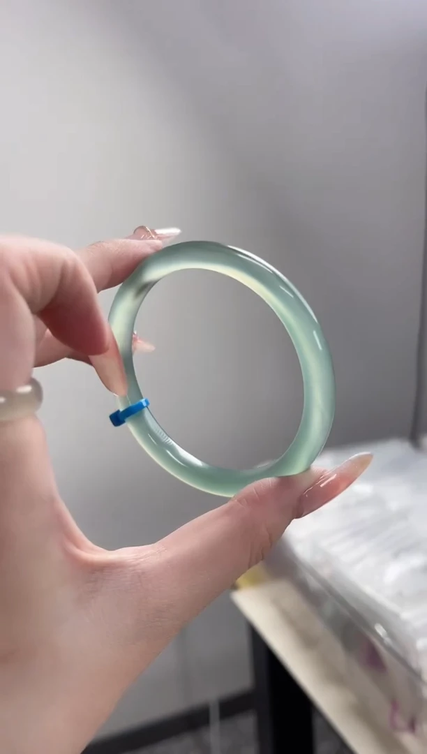 【闪购商品】玛瑙/玉髓手镯未镶嵌59-60圈窄条