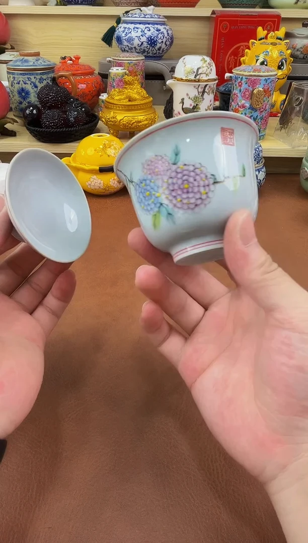 陶瓷茶具摆件旅行套组
