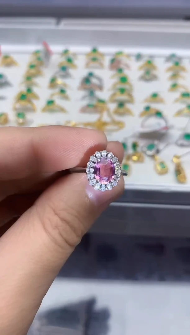 【闪购商品】碧玺戒指银S925镶嵌........