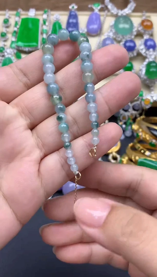 未镶嵌手链翡翠330-春日珠宝