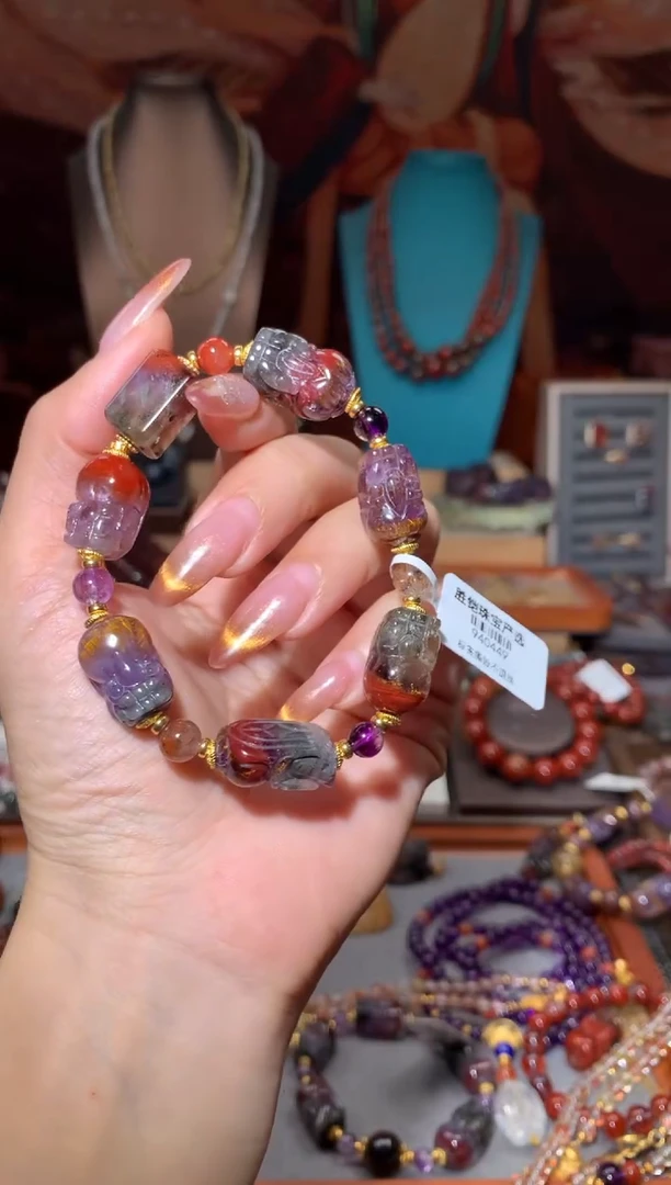 未镶嵌珠宝半成品水晶极光貔貅阵