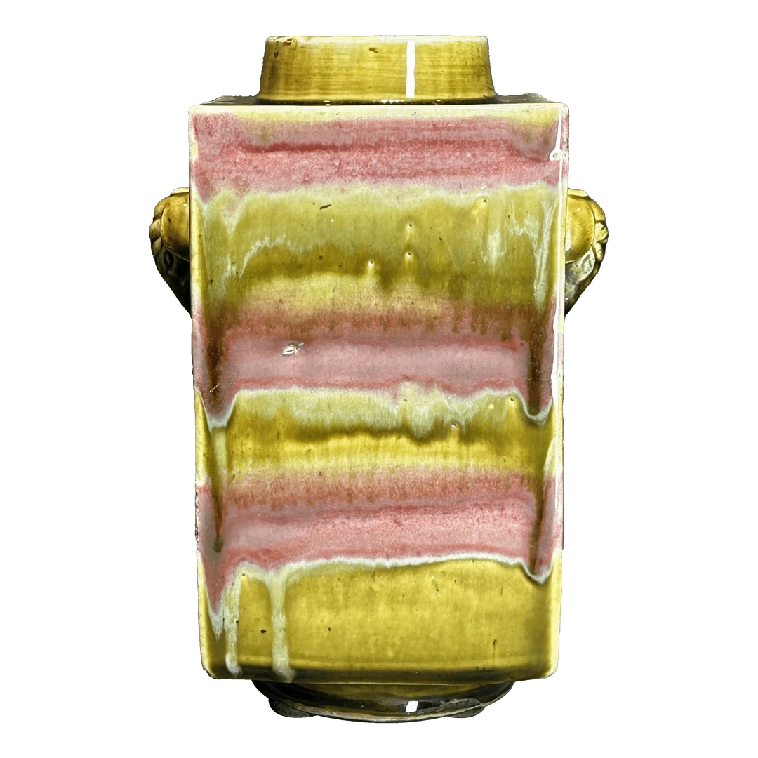 25154232x三阳开泰象耳琮式瓶