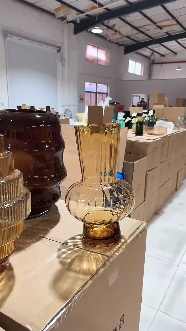 【闪购商品】玻璃琥珀色大肚