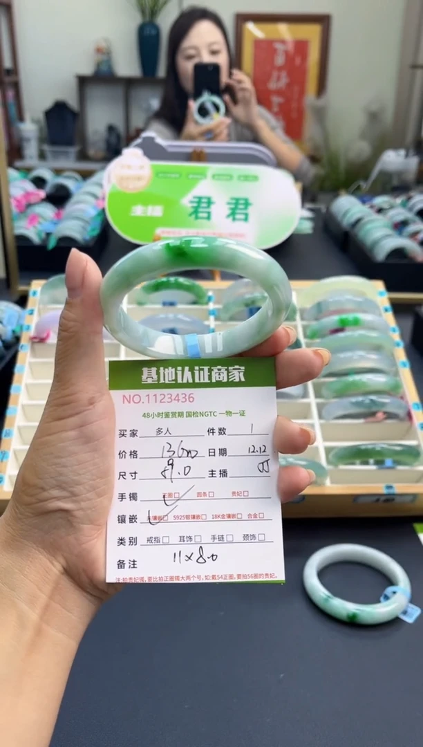 未镶嵌手镯翡翠多人