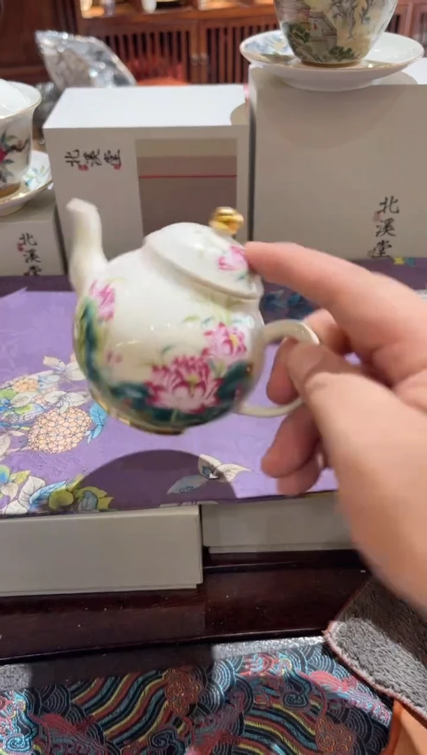 荷韵单壶茶具茶具