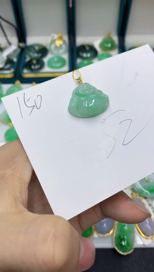 【闪购商品】翡翠颈饰18K金镶嵌号链接11111111111