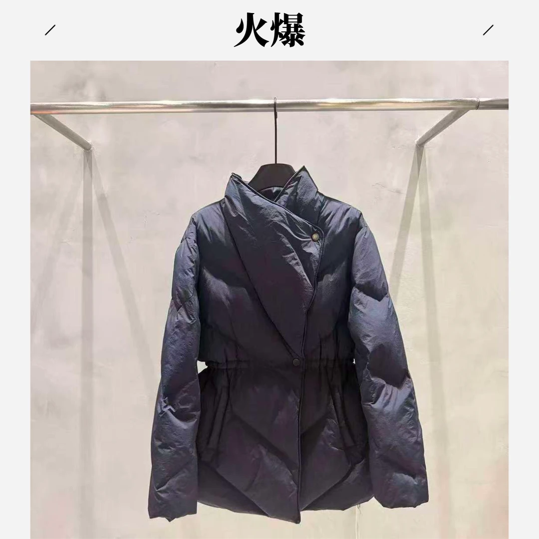 Z-立领收腰冬季保暖外套#392『乐桃家』